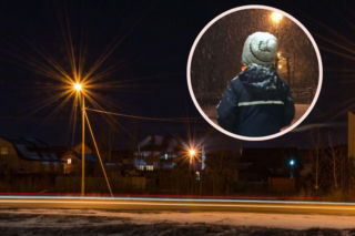 Przerażająca pomyłka na drodze. Zmarzniętą 9-latkę uratował wracający z pracy policjant