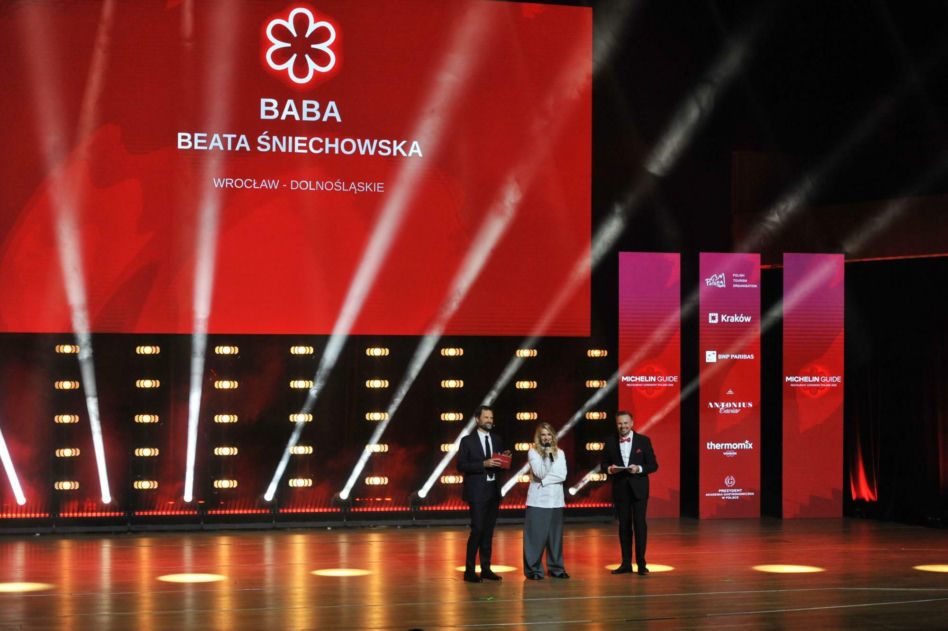 Beata Śniechowska z gwiazdą Michelin