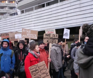 Protest studentów i studentek we Wrocławiu