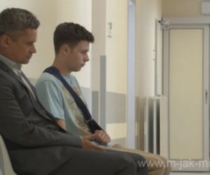 ''M jak miłość'' 1031 Wiktor (Piotr Grabowski) Łukasz (Adrian Żuchewicz)