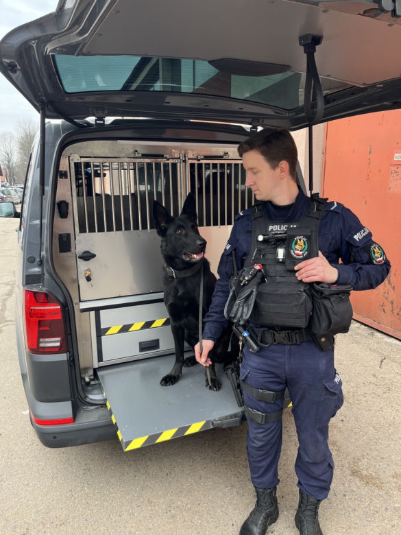 Małopolscy policjanci otrzymali radiowozy służące do przewozu psów służbowych