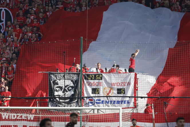 Widzew Łódź - Piast Gliwice: Zdjęcia kibiców i zawodników z meczu 34. kolejki PKO BP Ekstraklasy