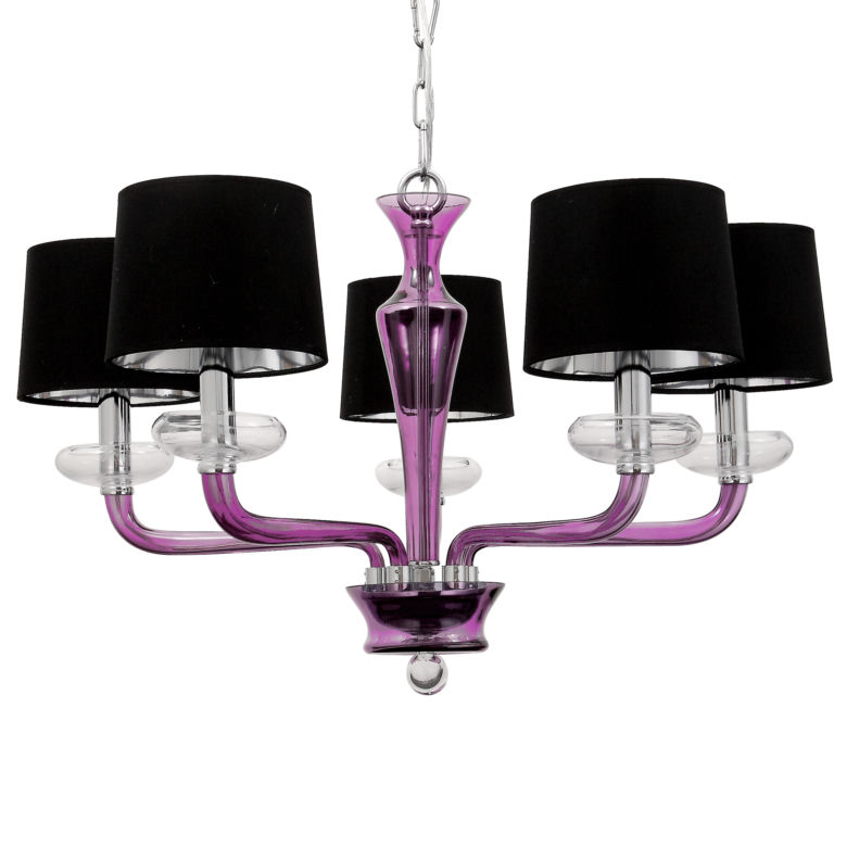 Żyrandol Miss Emily Purple