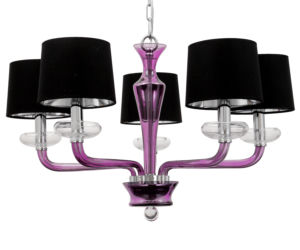Żyrandol Miss Emily Purple