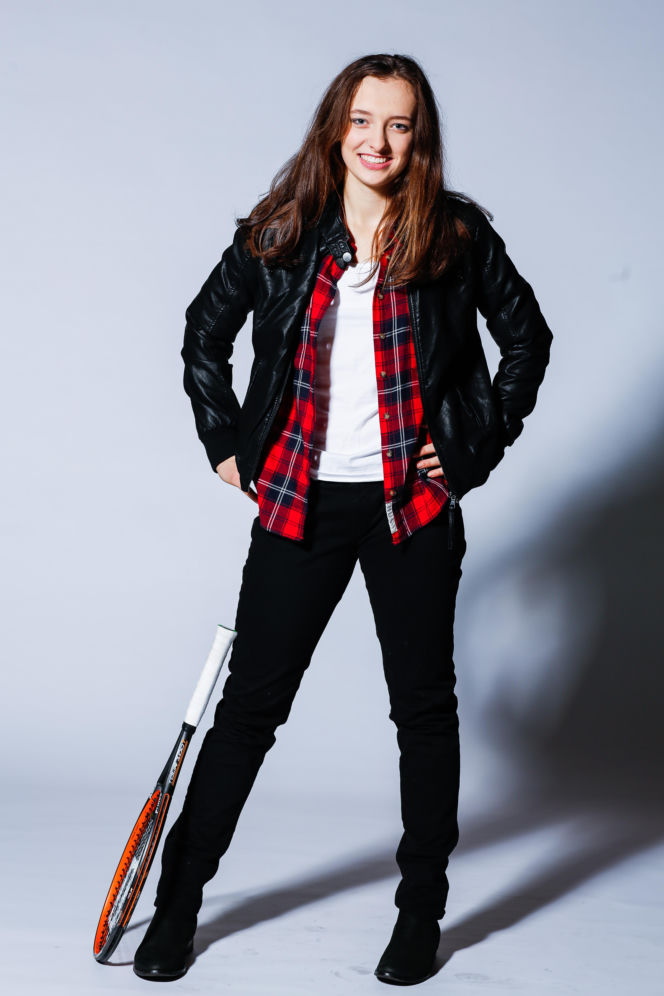 Iga Świątek jako 15-latka