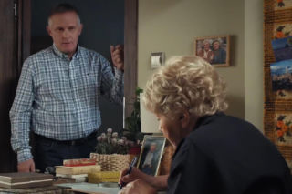 M jak miłość odc. 1916. Artur Rogowski (Robert Moskwa), Barbara (Teresa Lipowska)