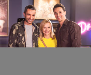 Pierwsza miłość. Marysia (Aneta Zając), Aleks (Hubert Jarczak), Łukasz Harcerz (Rafał Cieszyński)