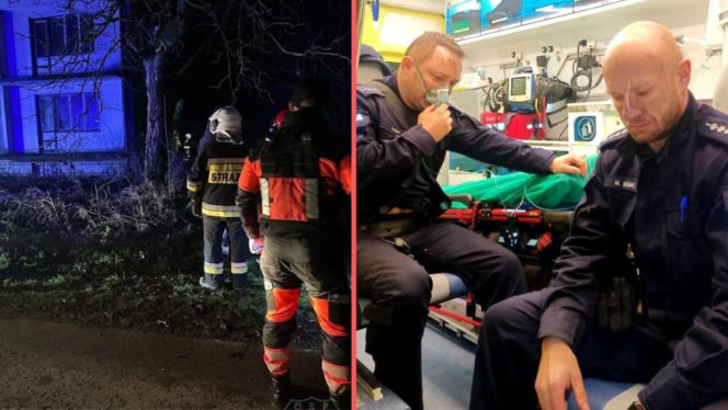 Policjanci uratowali mężczyznę