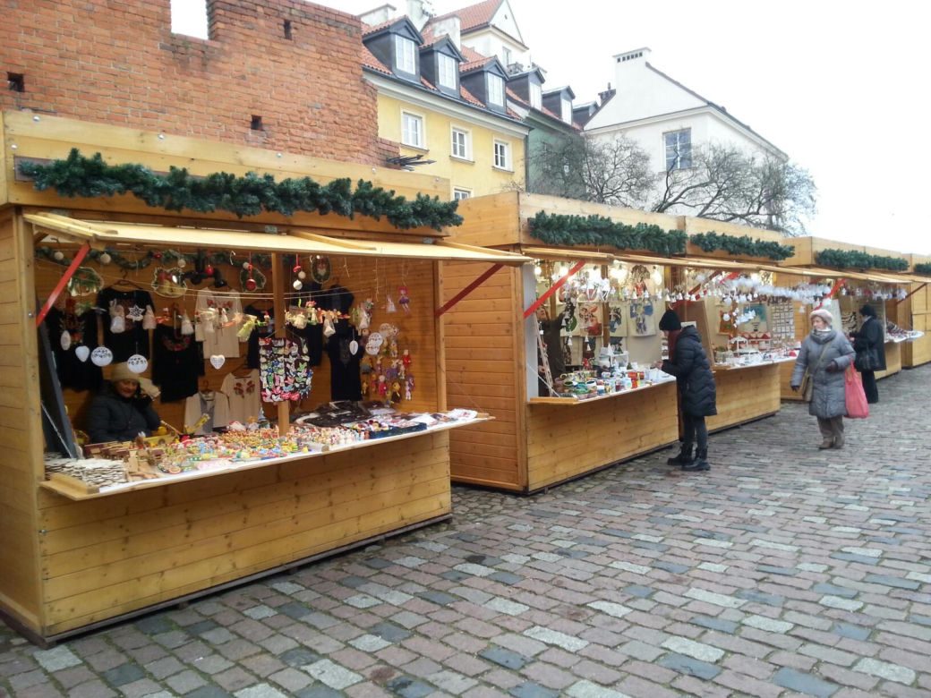Drożyzna na jarmarku świątecznym w Warszawie
