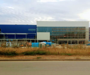 Budowa sklepu IKEA w Szczecinie - sierpień 2020