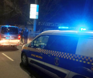 Nocny wypadek na Moście Gdańskim w Warszawie