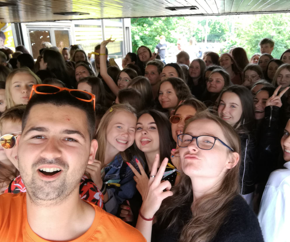 Szał fanek Dawida Kwiatkowskiego w Krakowie