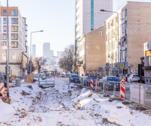 Przebudowa ul. Okrzei w Warszawie