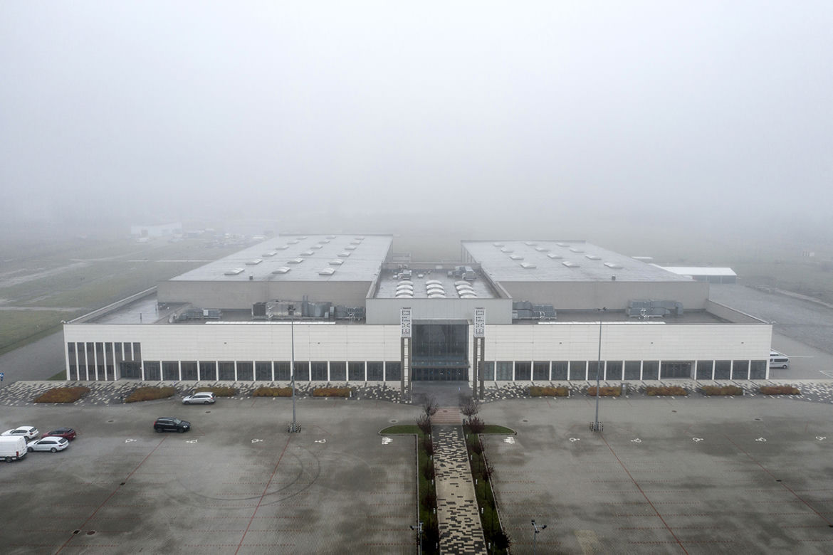 Budują Szpital tymczasowy w Krakowie w Hali Expo