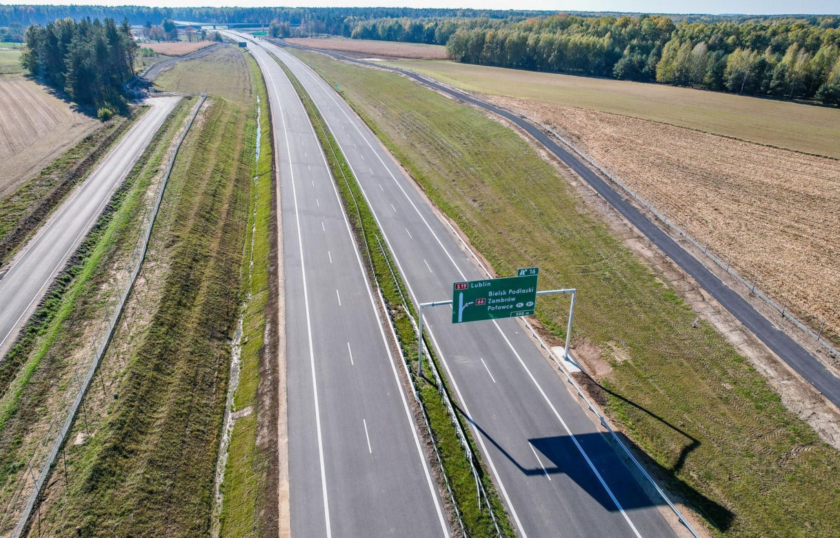 Pierwsze odcinki S19 w województwie podlaskim oddane do ruchu
