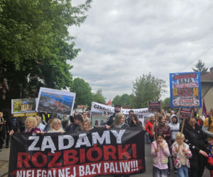 Protest w Szczecinie Podjuchach