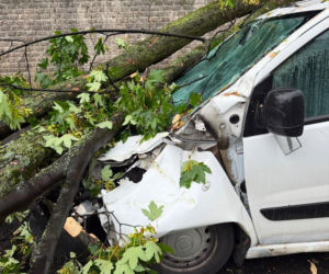 Auto Bubasa po nawałnicy 19 lipca