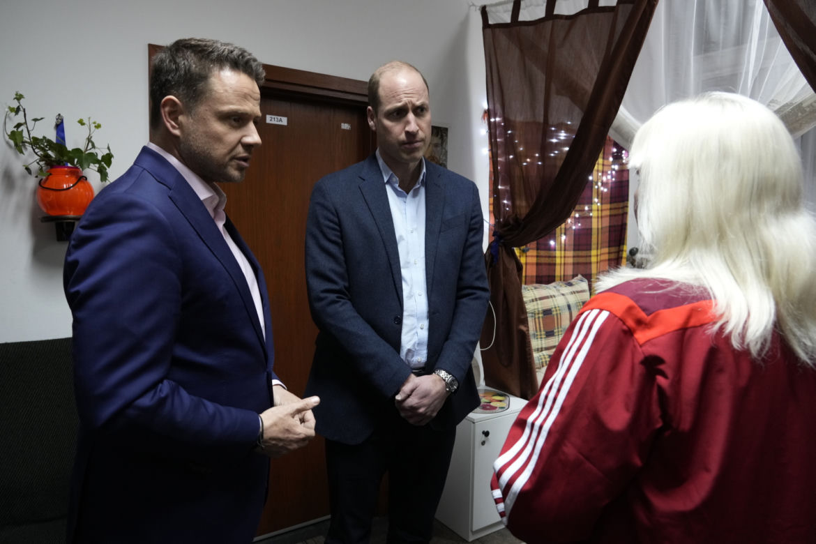 Książe William odwiedził uchodźców z Ukrainy