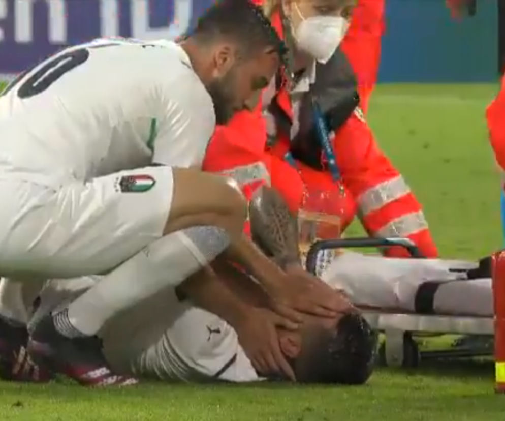 Leonardo Spinazzola zalał się łzami