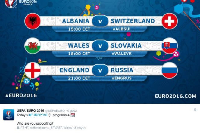 Mecz Rosja - Anglia na EURO 2016 jednym z najciekawszych spotkań