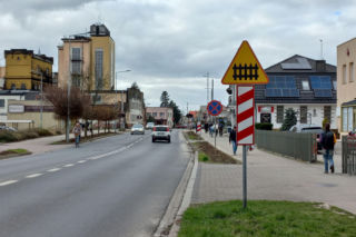 Ulica Święciechowska w Lesznie przed remontem