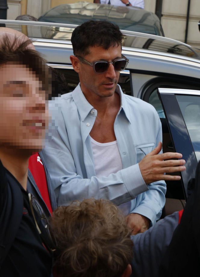 Robert Lewandowski na zgrupowaniu kadry we Wrocławiu