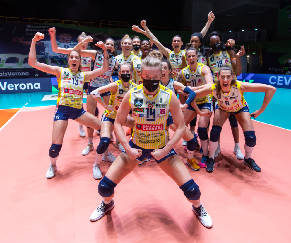 Siatkówka, Joanna Wołosz, Conegliano, Liga Mistrzyń, wygrana