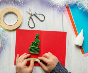 Kartka świąteczna DIY 4