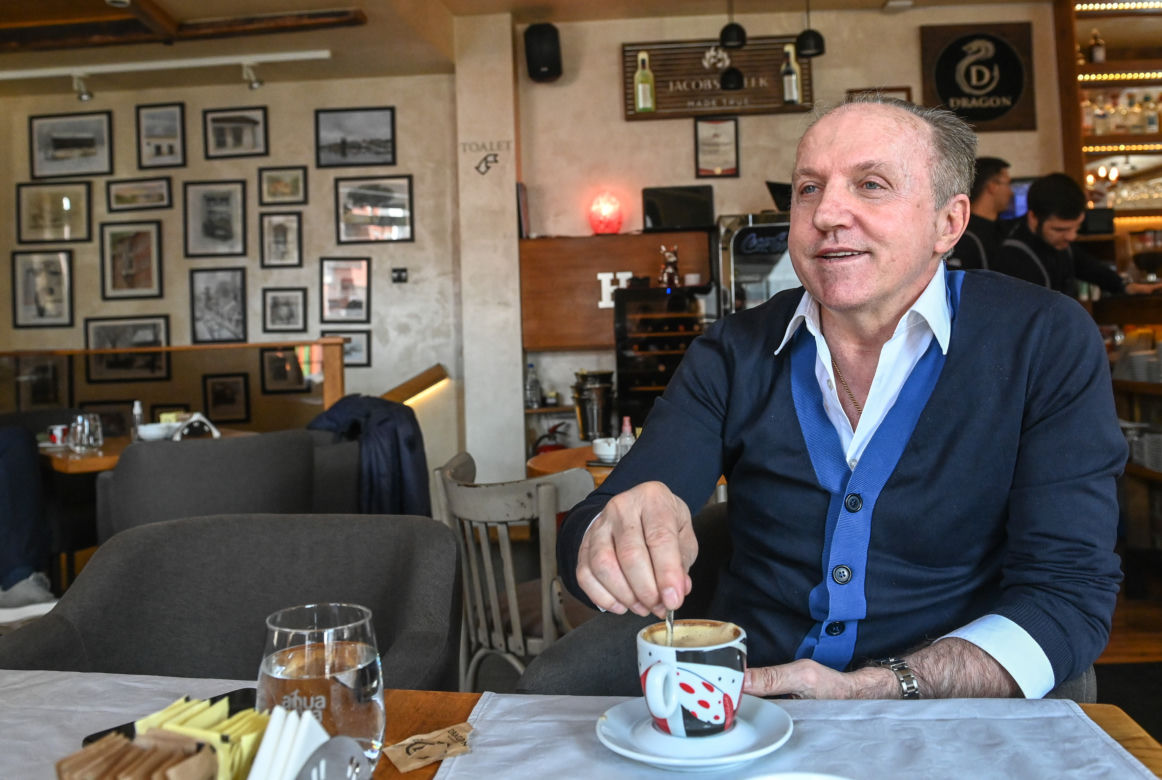 Dragomir Okuka gościł "Super Express" w swojej restauracji