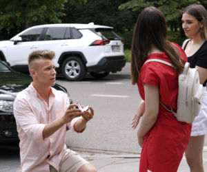 Barwy szczęścia, odc. 2540: Agata (Natalia Zambrzycka), Patryk (Konrad Skolimowski), Klara (Olga Jankowska) 