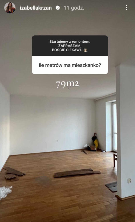 Nowe mieszkanie Izy Krzan