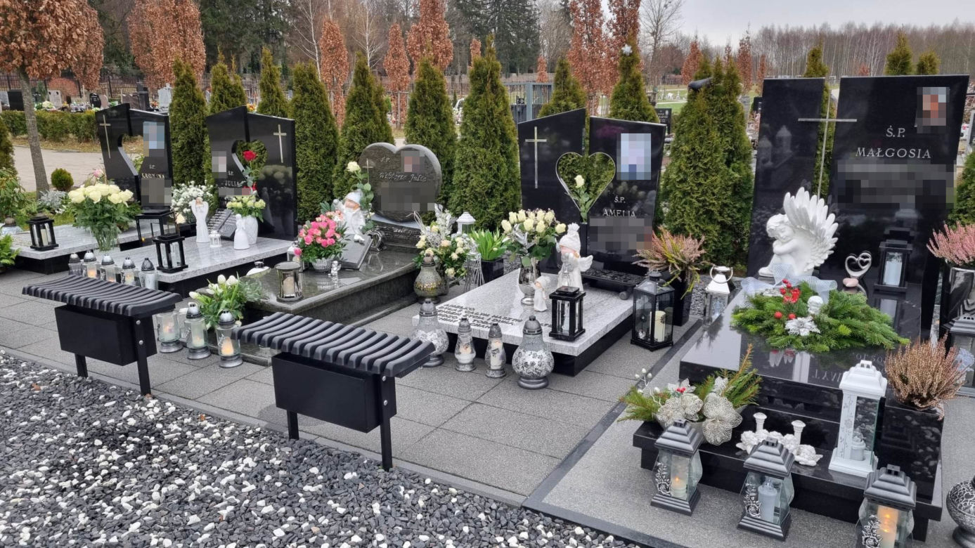 Groby ofiar tragicznego pożaru w escape roomie w Koszalinie