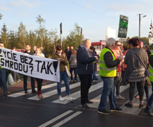 Wielki protest w Skawinie