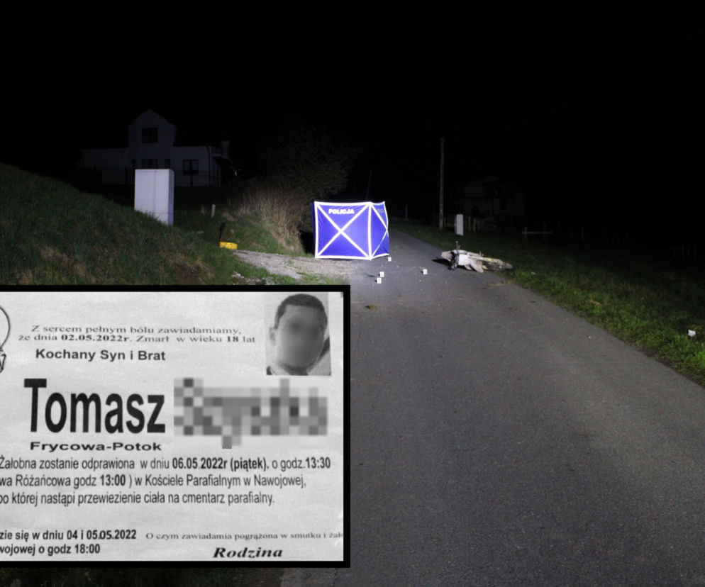 Tomasz S. Zginął jadąc na motocyklu
