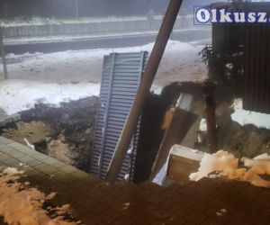 Gigantyczne zapadlisko w Olkuszu