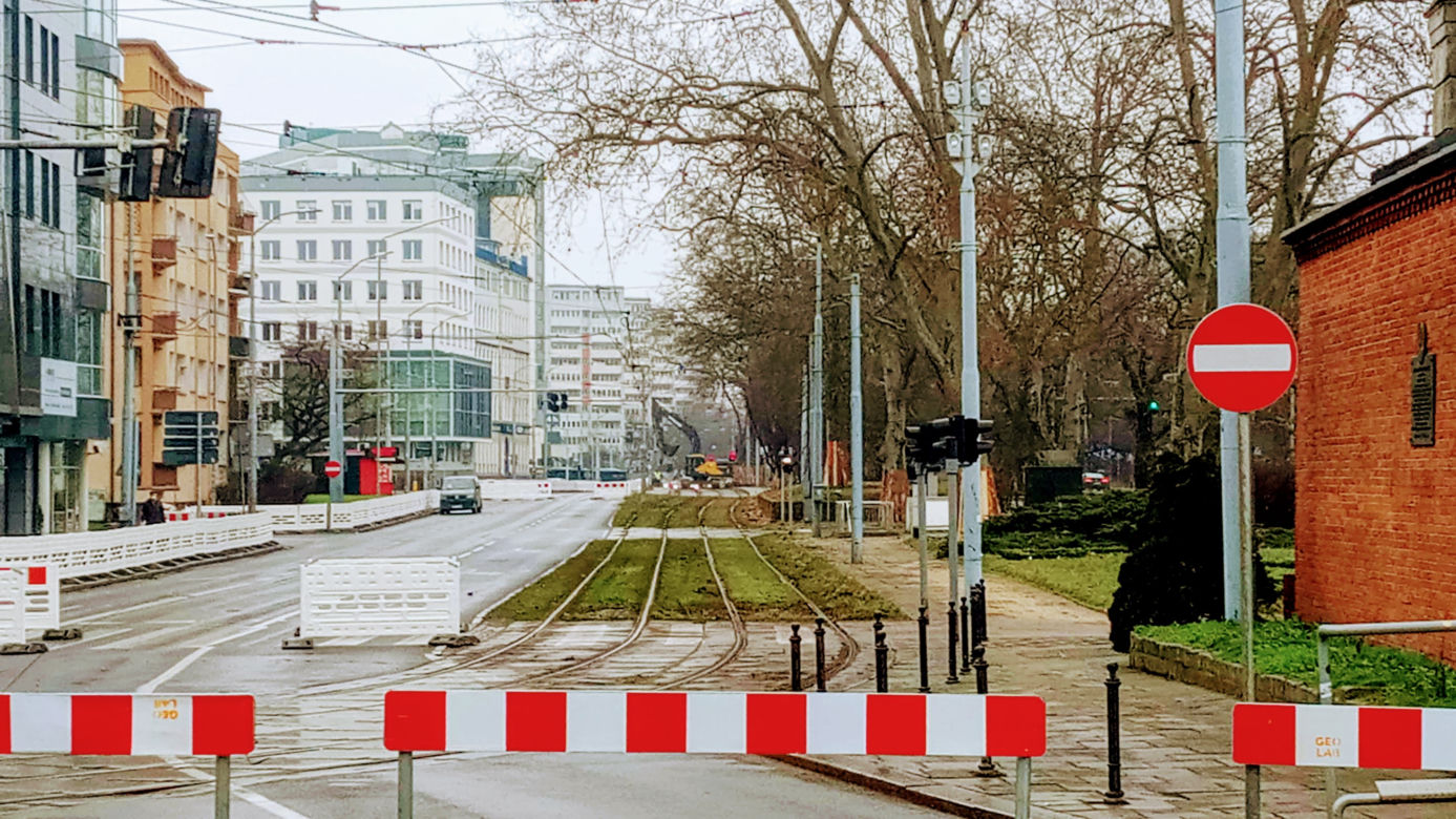 Ruszyła przebudowa torowiska na ul. Matejki