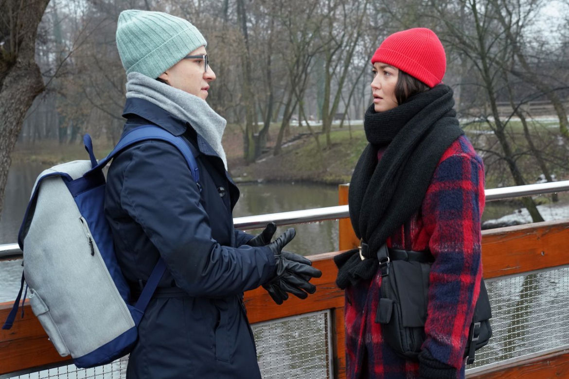 Barwy szczęścia, odcinek 2628. Kajtek (Jakub Dmochowski), Lilly (Mayu Gralińska Sakai)