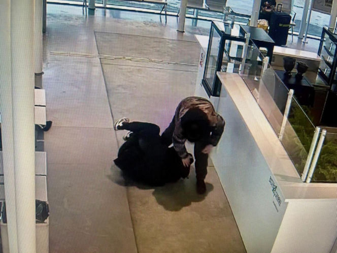 Rozbój na dworcu w Goleniowie