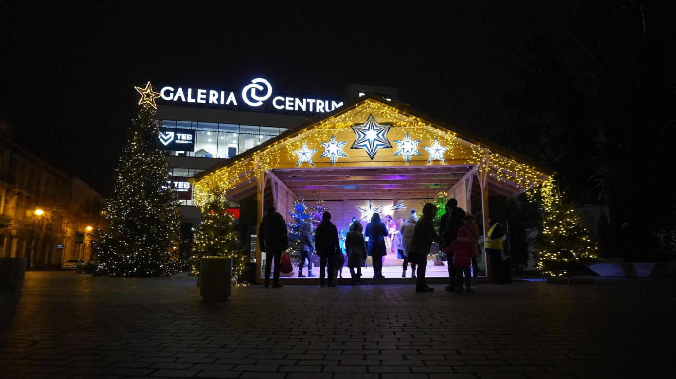 Lublin życzy „Wesołych świąt”. Tak się prezentują świąteczne iluminacje