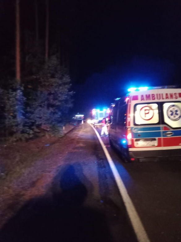Wypadek między Krzeszycami a Lubniewicami