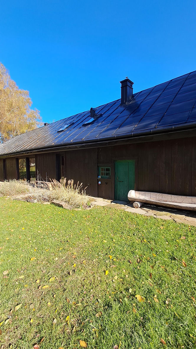 Remont chyży łemkowskiej w Hańczowej