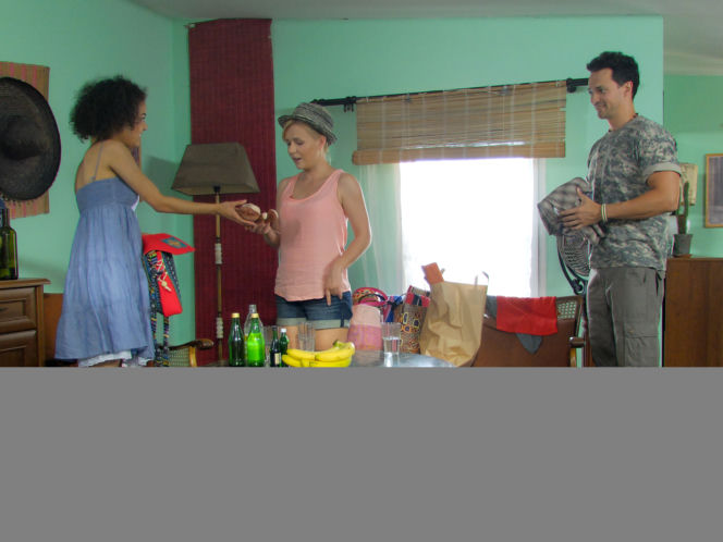 Pierwsza miłość. Marysia (Aneta Zając), Łukasz Harcerz (Rafał Cieszyński), Leticia