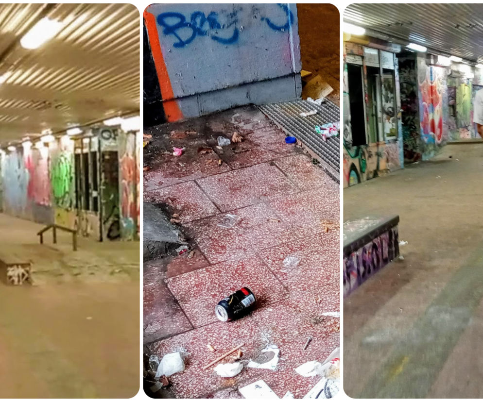Miał być skatepark, jest siedlisko patologii. Co dalej z przejściem podziemnym w centrum Szczecina?