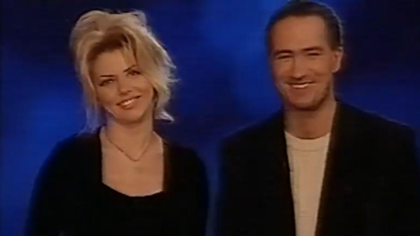 Małgorzata Werner i Tomasz Samborski w "Disco relax" - 1999 rok