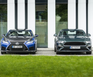 Lexus RC F Carbon 5.0 V8 vs. Ford Mustang Bullitt 5.0 V8