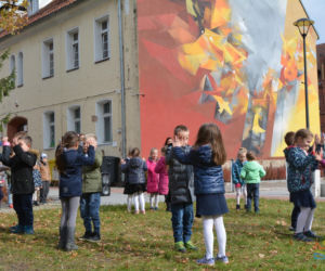 Nowy mural w centrum miasta jest już gotowy