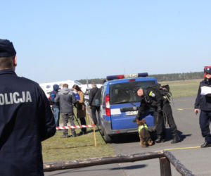 Dramatyczne sceny na toruńskim lotnisku. Efektowne ćwiczenia służb