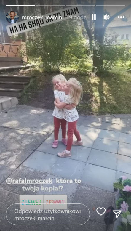 M jak miłość. Emilka (Julia Kempka) i Zuzia (Marcelina Kempka) 