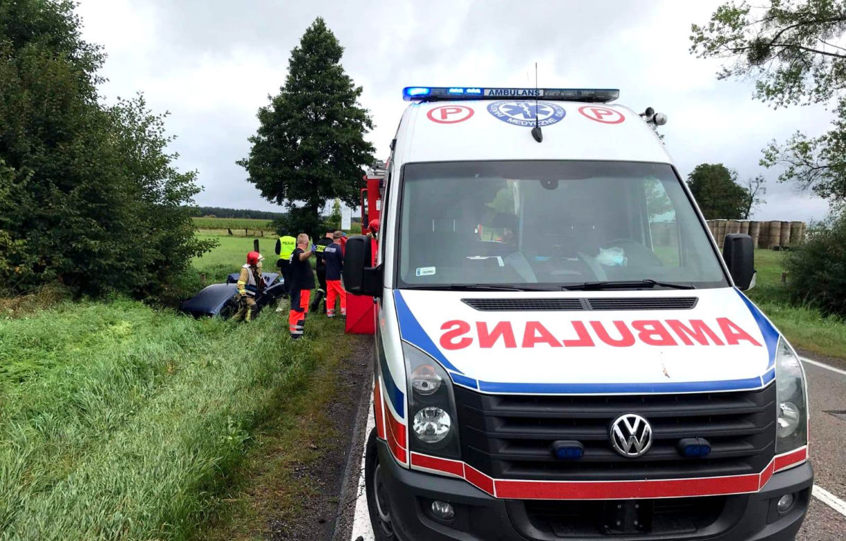 Śmiertelny wypadek na trasie Wielbark - Szymany