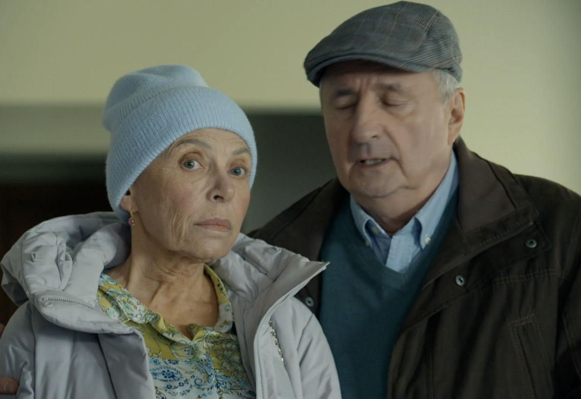 Barwy szczęścia, odcinek 3192: Krystyna (Hanna Bieluszko), Krzysztof Jaworski (Jacek Kałucki)
